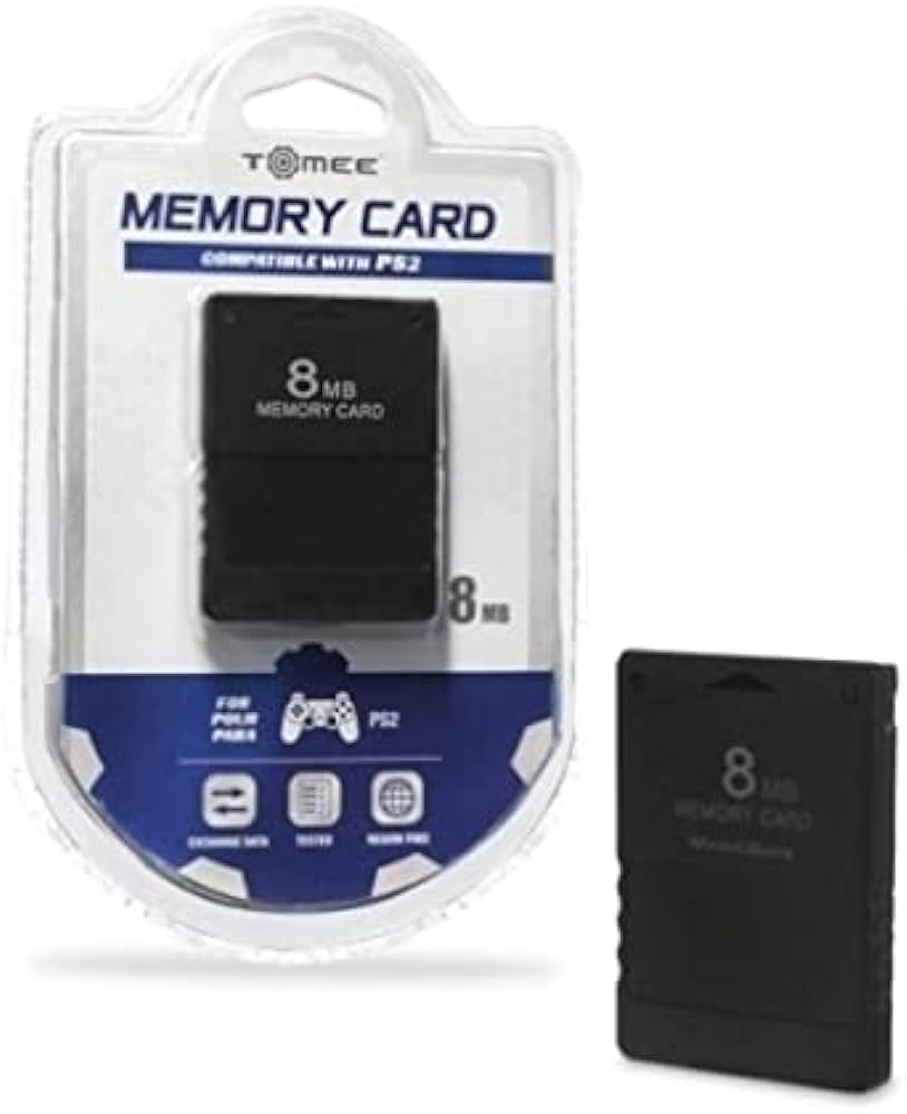 8MB Memory Card for PS2 - Tomee (X6)